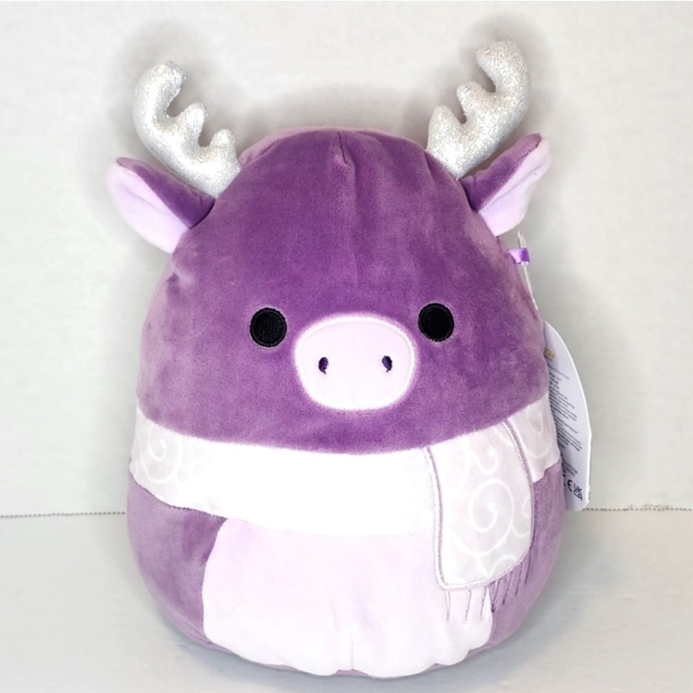 ⚡️ NWT LIMITED EDITION 8” Squishmallow Markina the Moose Holiday Collection ❄️
